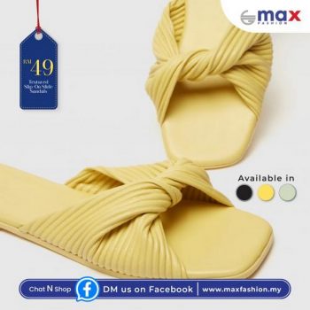 Max-Fashion-Summer-Sandals-Collection-3-350x350 - Apparels Fashion Accessories Fashion Lifestyle & Department Store Footwear Johor Kedah Kelantan Kuala Lumpur Melaka Negeri Sembilan Pahang Penang Perak Perlis Promotions & Freebies Putrajaya Sabah Sarawak Selangor Terengganu 