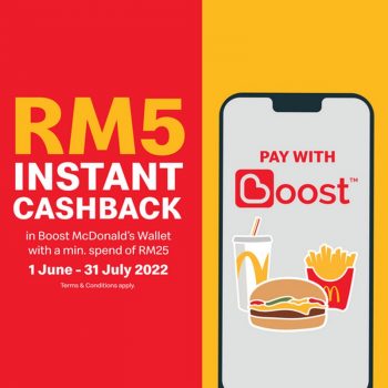 McDonalds-Boost-Promo-350x350 - Beverages Food , Restaurant & Pub Johor Kedah Kelantan Kuala Lumpur Melaka Negeri Sembilan Pahang Penang Perak Perlis Promotions & Freebies Putrajaya Sabah Sarawak Selangor Terengganu 