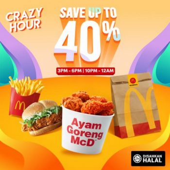 McDonalds-McDelivery-Crazy-Hour-Promotion-350x350 - Beverages Fast Food Food , Restaurant & Pub Johor Kedah Kelantan Kuala Lumpur Melaka Negeri Sembilan Online Store Pahang Penang Perak Perlis Promotions & Freebies Putrajaya Sabah Sarawak Selangor Terengganu 