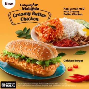 McDonalds-NEW-Creamy-Butter-Chicken-Burger-and-Nasi-Lemak-Promo-350x350 - Beverages Fast Food Food , Restaurant & Pub Johor Kedah Kelantan Kuala Lumpur Melaka Negeri Sembilan Pahang Penang Perak Perlis Promotions & Freebies Putrajaya Sabah Sarawak Selangor Terengganu 