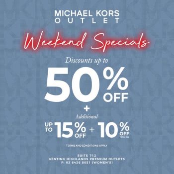 Michael-Kors-Special-Sale-at-Genting-Highlands-Premium-Outlets-350x350 - Bags Fashion Accessories Fashion Lifestyle & Department Store Handbags Malaysia Sales Pahang 
