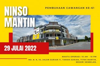 Ninso-Opening-Promotion-at-Mantin-350x231 - Negeri Sembilan Others Promotions & Freebies 