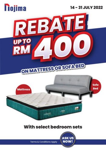 Nojima-Extra-Rebate-on-Mattress-Deal-350x495 - Beddings Furniture Home & Garden & Tools Home Decor Kuala Lumpur Promotions & Freebies Selangor 