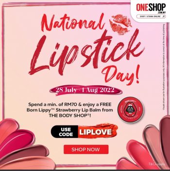 ONESHOP-National-Lipstick-Day-Deal-350x353 - Beauty & Health Cosmetics Johor Kedah Kelantan Kuala Lumpur Melaka Negeri Sembilan Online Store Pahang Penang Perak Perlis Promotions & Freebies Putrajaya Sabah Sarawak Selangor Terengganu 