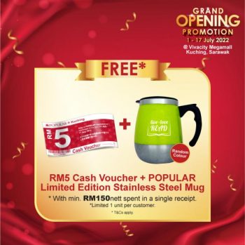 POPULAR-Grand-Opening-Promotion-at-Vivacity-Kuching-2-350x349 - Books & Magazines Promotions & Freebies Sarawak Stationery 