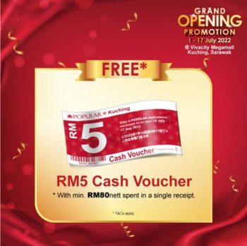 POPULAR-Grand-Opening-Promotion-at-Vivacity-Kuching-3-350x349 - Books & Magazines Promotions & Freebies Sarawak Stationery 