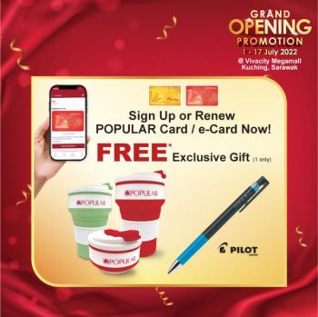 POPULAR-Grand-Opening-Promotion-at-Vivacity-Kuching-5-350x349 - Books & Magazines Promotions & Freebies Sarawak Stationery 