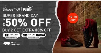 PUMA-Shopee-Super-Brand-Sale-350x185 - Apparels Fashion Accessories Fashion Lifestyle & Department Store Footwear Johor Kedah Kelantan Kuala Lumpur Malaysia Sales Melaka Negeri Sembilan Online Store Pahang Penang Perak Perlis Putrajaya Sabah Sarawak Selangor Terengganu 