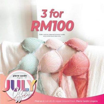 Pierre-Cardin-Lingerie-3-For-RM100-Promotion-at-Sunway-Carnival-Mall-350x350 - Fashion Accessories Fashion Lifestyle & Department Store Lingerie Penang Promotions & Freebies Underwear 