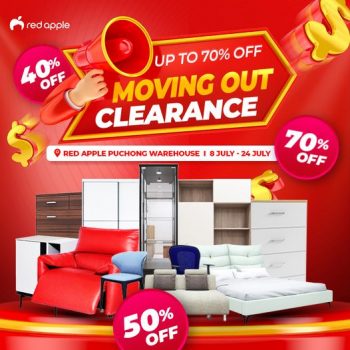 Red-Apple-Moving-Out-Clearance-Sale-350x350 - Furniture Home & Garden & Tools Home Decor Selangor Warehouse Sale & Clearance in Malaysia 
