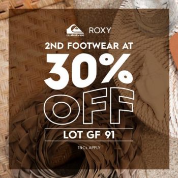 Roxy-30-off-Promotion-at-Queensbay-Mall-350x350 - Apparels Fashion Accessories Fashion Lifestyle & Department Store Footwear Penang Promotions & Freebies 