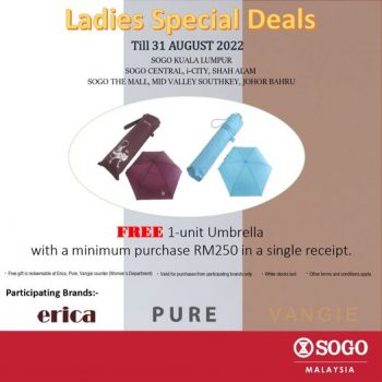 SOGO-Ladies-Special-Deal-350x350 - Apparels Events & Fairs Fashion Accessories Fashion Lifestyle & Department Store Kuala Lumpur Others Promotions & Freebies Selangor 