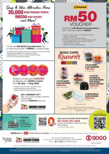 SOGO-Members-Day-Sale-Catalogue-15-350x495 - Kuala Lumpur Malaysia Sales Selangor Supermarket & Hypermarket 