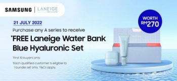 Samsung-Shopee-Free-Laneige-Water-Bank-Blue-Hyaluronic-Set-Promotion-350x162 - Electronics & Computers IT Gadgets Accessories Johor Kedah Kelantan Kuala Lumpur Melaka Negeri Sembilan Online Store Pahang Penang Perak Perlis Promotions & Freebies Putrajaya Sabah Sarawak Selangor Terengganu 