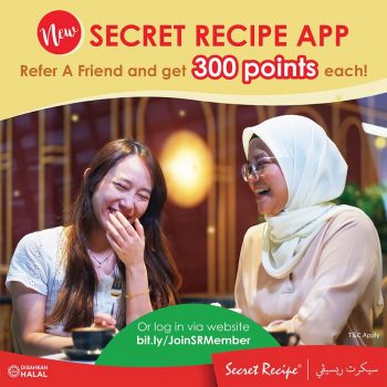 Secret-Recipe-App-Promotion-350x350 - Beverages Food , Restaurant & Pub Johor Kedah Kelantan Kuala Lumpur Melaka Negeri Sembilan Online Store Pahang Penang Perak Perlis Promotions & Freebies Putrajaya Sabah Sarawak Selangor Terengganu 