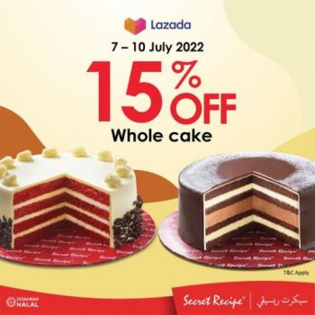 Secret-Recipe-Lazada-7.7-Sale-350x350 - Beverages Cake Food , Restaurant & Pub Johor Kedah Kelantan Kuala Lumpur Melaka Negeri Sembilan Pahang Penang Perak Perlis Promotions & Freebies Putrajaya Sabah Sarawak Selangor Terengganu 