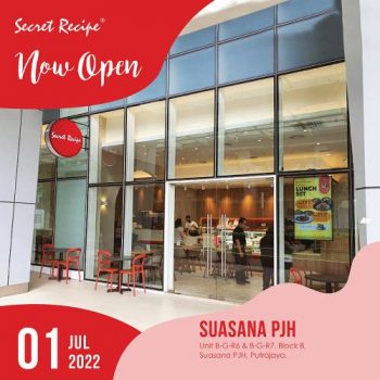 Secret-Recipe-Opening-Promotion-at-Suasana-PJH-350x350 - Beverages Cake Food , Restaurant & Pub Promotions & Freebies Putrajaya 