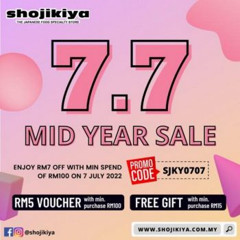 Shojikiya-7.7-Mid-Year-Sale-350x350 - Beverages Food , Restaurant & Pub Johor Kedah Kelantan Kuala Lumpur Malaysia Sales Melaka Negeri Sembilan Online Store Pahang Penang Perak Perlis Putrajaya Sabah Sarawak Selangor Snacks Terengganu 