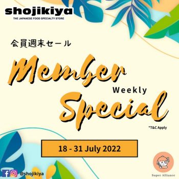 Shojikiya-Member-Special-Deal-350x350 - Beverages Food , Restaurant & Pub Johor Kedah Kelantan Kuala Lumpur Melaka Negeri Sembilan Pahang Penang Perak Perlis Promotions & Freebies Putrajaya Sabah Sarawak Selangor Snacks Terengganu 