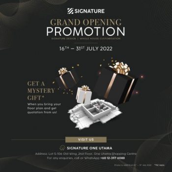Signature-Kitchen-Opening-Promotion-at-One-Utama-1-350x350 - Electronics & Computers Home & Garden & Tools Kitchen Appliances Kitchenware Promotions & Freebies Selangor 