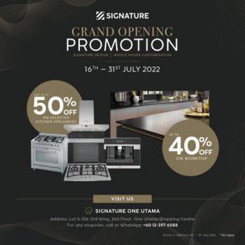 Signature-Kitchen-Opening-Promotion-at-One-Utama-3-350x350 - Electronics & Computers Home & Garden & Tools Kitchen Appliances Kitchenware Promotions & Freebies Selangor 