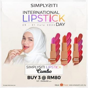 Simplysiti-International-Lipstick-Day-Promotion-350x350 - Beauty & Health Cosmetics Johor Kedah Kelantan Kuala Lumpur Melaka Negeri Sembilan Online Store Pahang Penang Perak Perlis Promotions & Freebies Putrajaya Sabah Sarawak Selangor Terengganu 