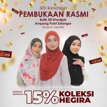 Siti-Khadijah-Opening-Promotion-at-Ampang-Point-350x350 - Apparels Fashion Accessories Fashion Lifestyle & Department Store Promotions & Freebies Selangor 