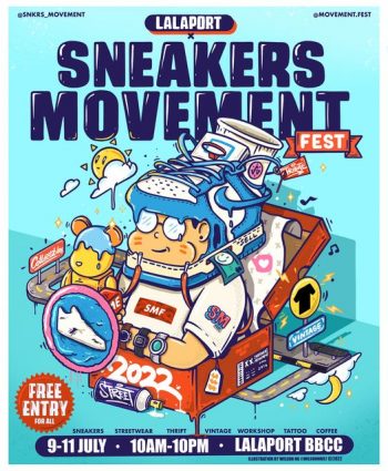 Sneakers-Movement-Fest-2022-at-LaLaport-BBCC-350x425 - Events & Fairs Fashion Accessories Fashion Lifestyle & Department Store Footwear Kuala Lumpur Selangor 