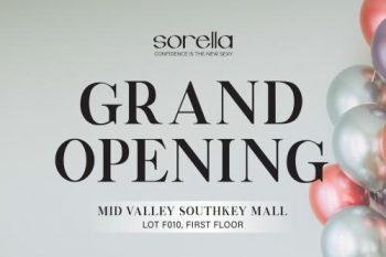 Sorella-Opening-Promotion-at-Mid-Valley-Southkey-350x233 - Fashion Accessories Fashion Lifestyle & Department Store Johor Lingerie Promotions & Freebies Underwear 