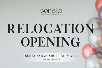 Sorella-Relocation-Opening-Promotion-at-Suria-Sabah-350x233 - Fashion Accessories Fashion Lifestyle & Department Store Lingerie Promotions & Freebies Sabah Underwear 