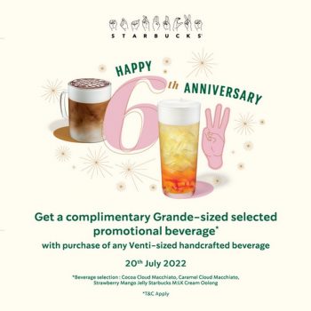 Starbucks-6-Anniversary-Deal-350x350 - Beverages Food , Restaurant & Pub Kuala Lumpur Penang Promotions & Freebies Selangor 