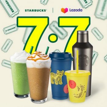 Starbucks-Lazada-7.7-Promotion-350x350 - Beverages Food , Restaurant & Pub Johor Kedah Kelantan Kuala Lumpur Melaka Negeri Sembilan Online Store Pahang Penang Perak Perlis Promotions & Freebies Putrajaya Sabah Sarawak Selangor Terengganu 