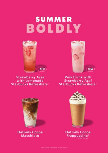 Starbucks-Summer-Boldly-Beverages-Deal-350x495 - Beverages Food , Restaurant & Pub Johor Kedah Kelantan Kuala Lumpur Melaka Negeri Sembilan Pahang Penang Perak Perlis Promotions & Freebies Putrajaya Sabah Sarawak Selangor Terengganu 