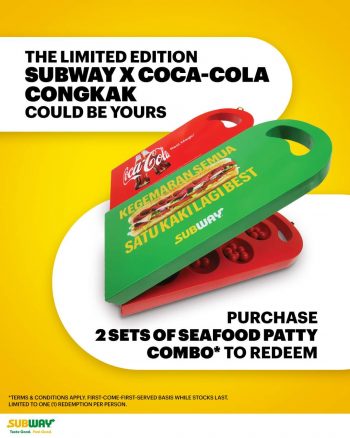 Subway-Free-Limited-Edition-Coca-Cola-Congkat-Giveaway-350x438 - Beverages Food , Restaurant & Pub Johor Kedah Kelantan Kuala Lumpur Melaka Negeri Sembilan Pahang Penang Perak Perlis Promotions & Freebies Putrajaya Sabah Sarawak Selangor Terengganu 