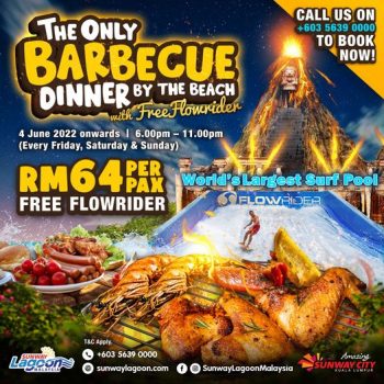 Sunway-Lagoon-the-Only-Barbecue-Dinner-by-the-Beach-350x350 - Beverages Food , Restaurant & Pub Promotions & Freebies Selangor 