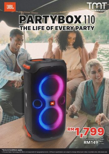 TMT-JBL-Party-Box-110-Deal-350x495 - Audio System & Visual System Electronics & Computers IT Gadgets Accessories Johor Kedah Kelantan Kuala Lumpur Melaka Negeri Sembilan Pahang Penang Perak Perlis Promotions & Freebies Putrajaya Sabah Sarawak Selangor Terengganu 