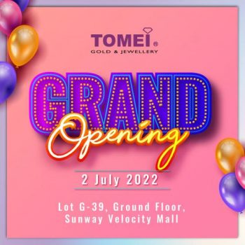 Tomei-Opening-Promotion-at-Sunway-Velocity-Mall-350x350 - Gifts , Souvenir & Jewellery Jewels Kuala Lumpur Promotions & Freebies Selangor 