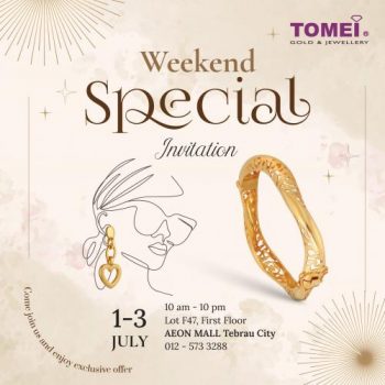 Tomei-Weekend-Special-Promotion-at-AEON-MALL-Tebrau-City-350x350 - Gifts , Souvenir & Jewellery Jewels Johor Promotions & Freebies 