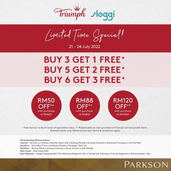 Triumph-Sloggi-Member-Sale-at-Parkson-1-350x350 - Fashion Accessories Fashion Lifestyle & Department Store Johor Kedah Kelantan Kuala Lumpur Lingerie Malaysia Sales Melaka Negeri Sembilan Pahang Penang Perak Perlis Putrajaya Sabah Sarawak Selangor Terengganu Underwear 