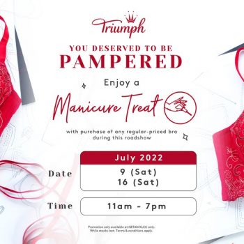 Triumph-Special-Deal-at-Isetan-1-350x350 - Fashion Accessories Fashion Lifestyle & Department Store Kuala Lumpur Lingerie Promotions & Freebies Selangor Underwear 