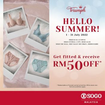 Triumph-Summer-Deal-at-SOGO-350x350 - Fashion Accessories Fashion Lifestyle & Department Store Johor Kuala Lumpur Lingerie Promotions & Freebies Selangor Underwear 