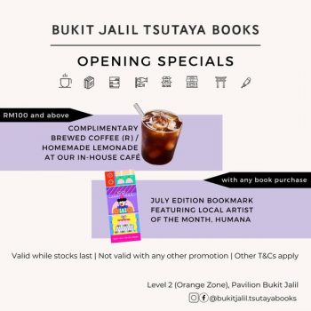 Tsutaya-Books-Opening-Special-at-Pavilion-Bukit-Jalil-1-350x350 - Books & Magazines Kuala Lumpur Promotions & Freebies Selangor Stationery 