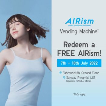 Uniqlo-AIRism-Vending-Machine-FREE-AIRism-Promotion-350x350 - Kuala Lumpur Others Promotions & Freebies Selangor 