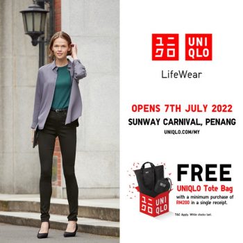 Uniqlo-Opening-Deal-at-Sunway-Carnival-Mall-350x350 - Apparels Fashion Accessories Fashion Lifestyle & Department Store Penang Promotions & Freebies 