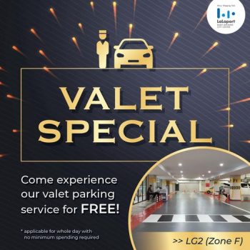 Valet-Parking-Service-for-Free-at-LaLaport-BBCC-350x350 - Kuala Lumpur Others Promotions & Freebies Selangor 