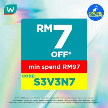 Watsons-Online-7.7-Sale-1-1-350x350 - Beauty & Health Cosmetics Health Supplements Johor Kedah Kelantan Kuala Lumpur Melaka Negeri Sembilan Online Store Pahang Penang Perak Perlis Personal Care Putrajaya Sabah Sarawak Selangor Terengganu 