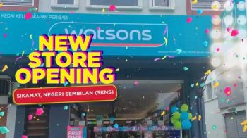 Watsons-Opening-Promotion-at-Sikamat-Negeri-Sembilan-350x196 - Beauty & Health Cosmetics Health Supplements Negeri Sembilan Personal Care Promotions & Freebies 