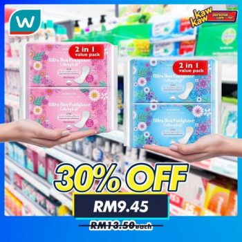 Watsons-Sanitary-Protection-Sale-10-350x350 - Beauty & Health Cosmetics Fragrances Hair Care Johor Kedah Kelantan Kuala Lumpur Malaysia Sales Melaka Negeri Sembilan Online Store Pahang Penang Perak Perlis Personal Care Putrajaya Sabah Sarawak Selangor Skincare Terengganu 