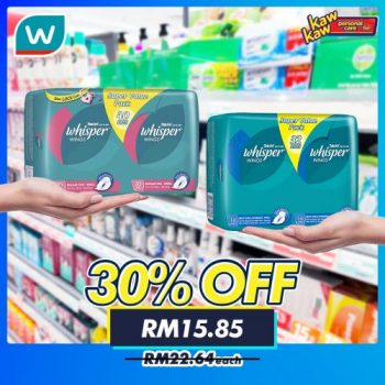 Watsons-Sanitary-Protection-Sale-9-350x350 - Beauty & Health Cosmetics Fragrances Hair Care Johor Kedah Kelantan Kuala Lumpur Malaysia Sales Melaka Negeri Sembilan Online Store Pahang Penang Perak Perlis Personal Care Putrajaya Sabah Sarawak Selangor Skincare Terengganu 