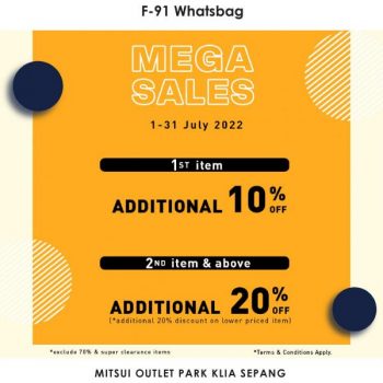 Whatsbag-MId-Year-Mega-Sale-at-Mitsui-Outlet-Park-350x350 - Bags Fashion Accessories Fashion Lifestyle & Department Store Handbags Selangor 